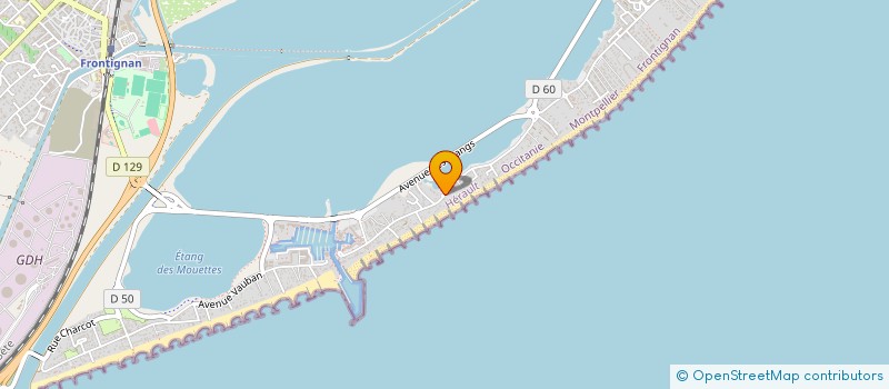 localisation de l'entreprise LUISA à FRONTIGNAN