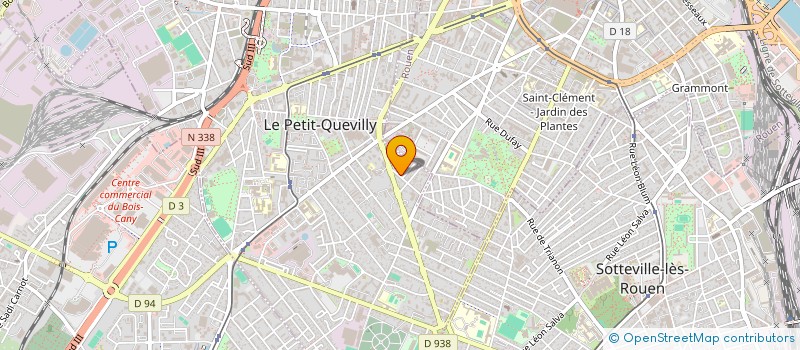 localisation de l'entreprise LUISANA  LE PETIT-QUEVILLY