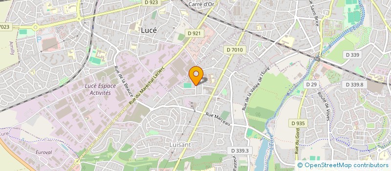 localisation de l'entreprise LUISANT VOTRE VILLE à LUISANT