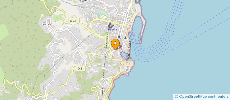 localisation de l'entreprise LUISI AVOCAT à BASTIA