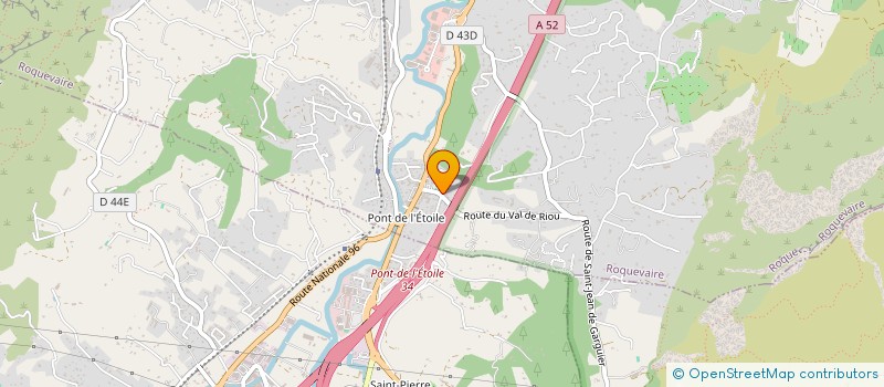 localisation de l'entreprise LUISI IMMO  ROQUEVAIRE