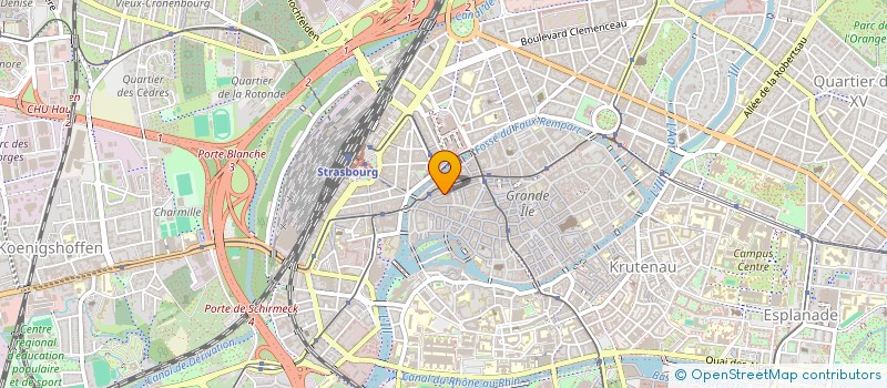 localisation de l'entreprise LUITON  STRASBOURG
