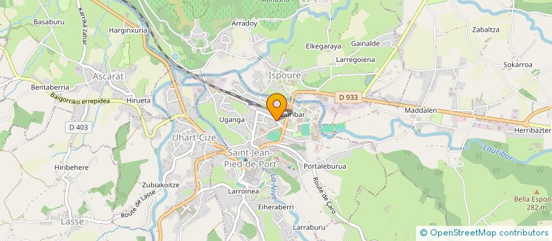 localisation de l'entreprise LUIXA  SAINT-JEAN-PIED-DE-PORT