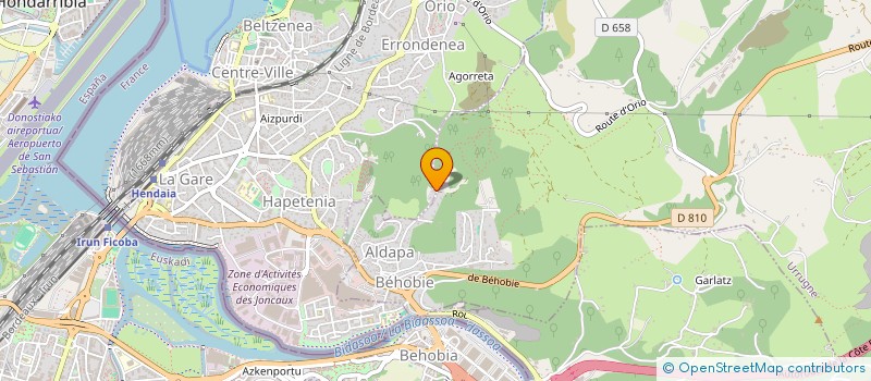localisation de l'entreprise LUIXA GROUPE FOLKLORIQUE BASQUE POUR ENFANTS à HENDAYE