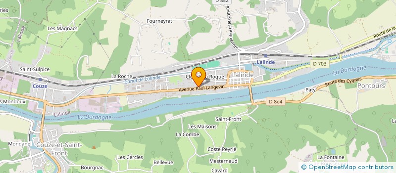 localisation de l'entreprise LUIZIO  LALINDE