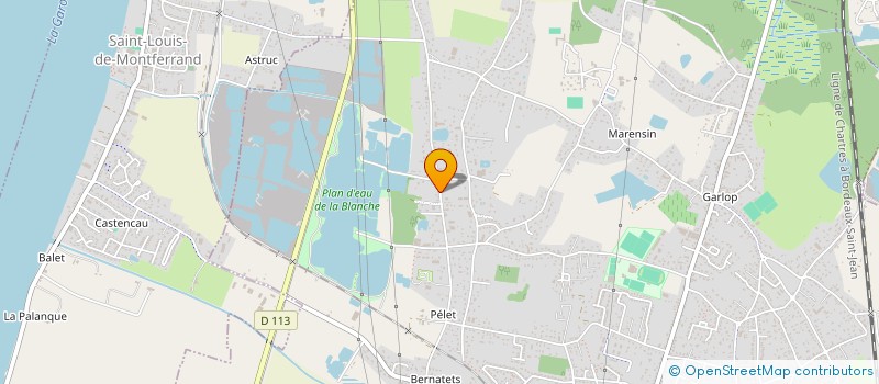 localisation de l'entreprise LUJANAS  LIGNAN-DE-BORDEAUX