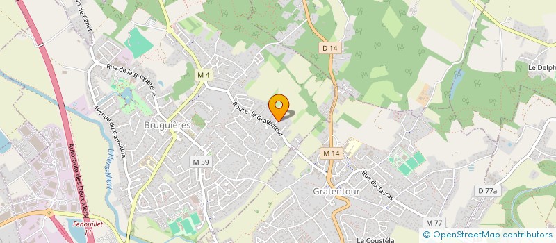 localisation de l'entreprise LUJE  BRUGUIERES