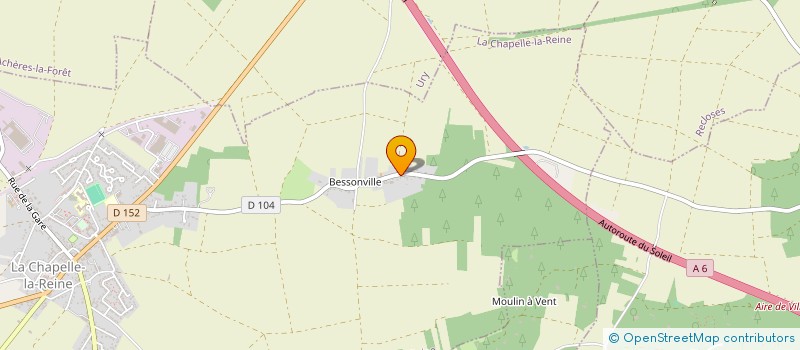 localisation de l'entreprise LUJE  LA CHAPELLE-LA-REINE