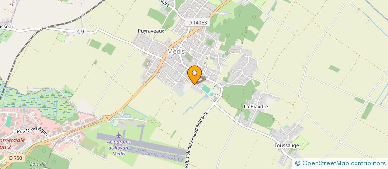 localisation de l'entreprise LUJEA à MEDIS