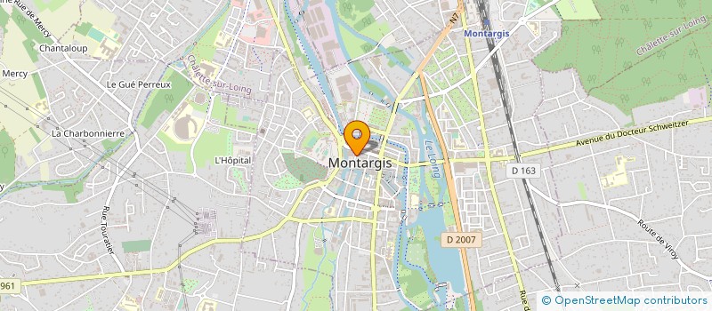 localisation de l'entreprise LUJEA SCI à MONTARGIS