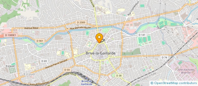 localisation de l'entreprise LUJEBE à BRIVE-LA-GAILLARDE