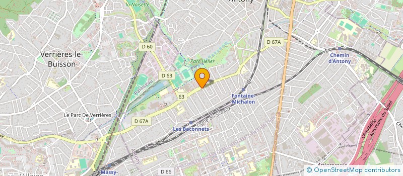 localisation de l'entreprise LUJER à ANTONY