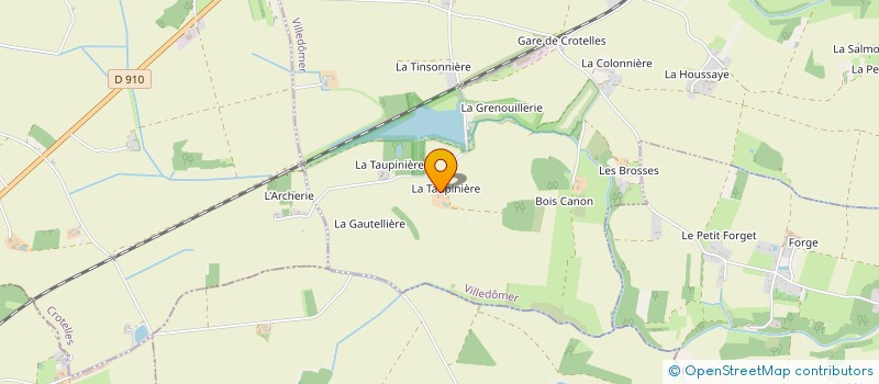 localisation de l'entreprise LUJERELI  VILLEDOMER