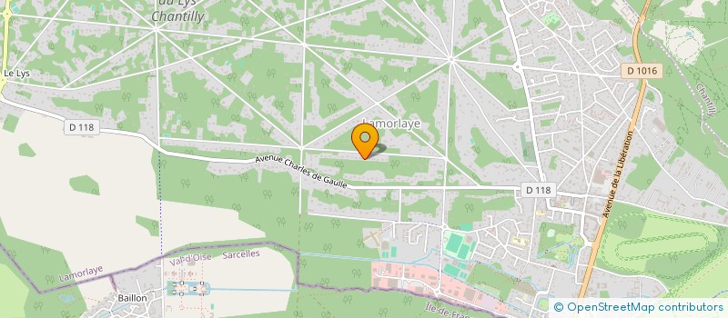 localisation de l'entreprise LUJEST  LAMORLAYE