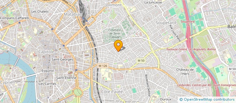 localisation de l'entreprise LUJIA  TOULOUSE