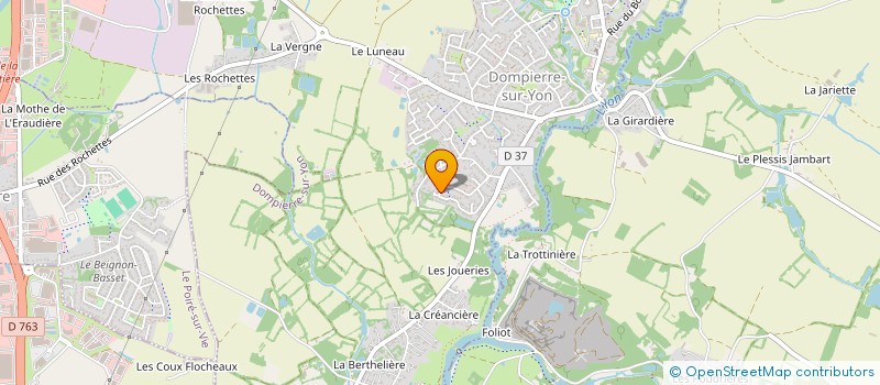 localisation de l'entreprise LUJO  DOMPIERRE-SUR-YON