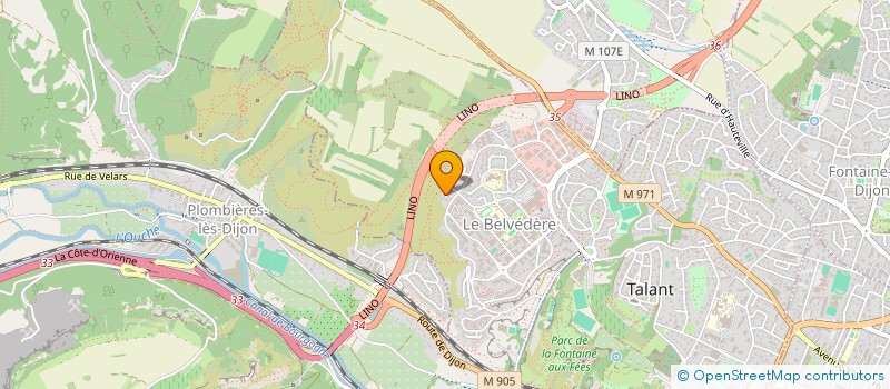 localisation de l'entreprise LUJOCO  TALANT