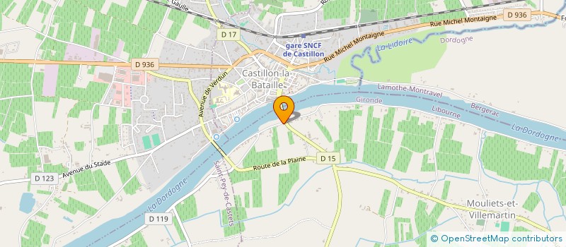 localisation de l'entreprise LUJU  MOULIETS-ET-VILLEMARTIN