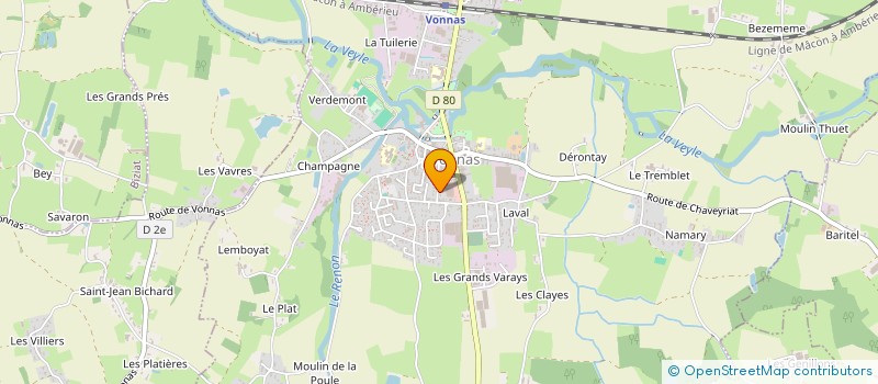 localisation de l'entreprise LUJUMACE à VONNAS