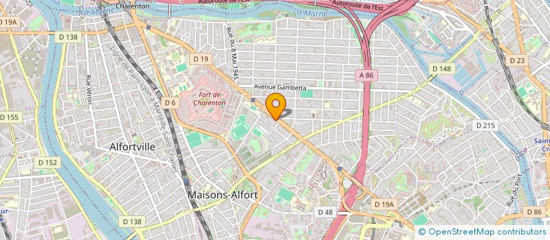 localisation de l'entreprise LUK-IMMO à MAISONS-ALFORT