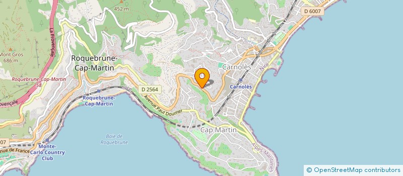 localisation de l'entreprise LUKA  ROQUEBRUNE-CAP-MARTIN