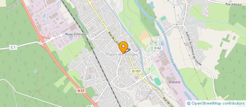 localisation de l'entreprise LUKA  THAON-LES-VOSGES