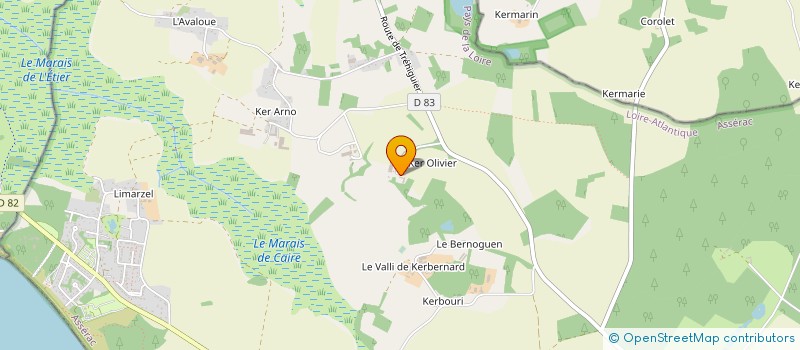 localisation de l'entreprise LUKA à HERBIGNAC