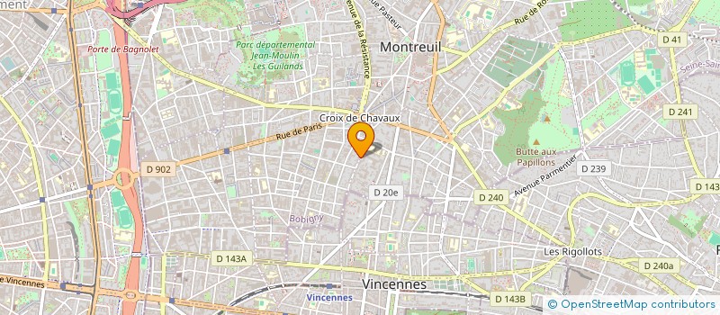 localisation de l'entreprise LUKA INTEGRAL à MONTREUIL