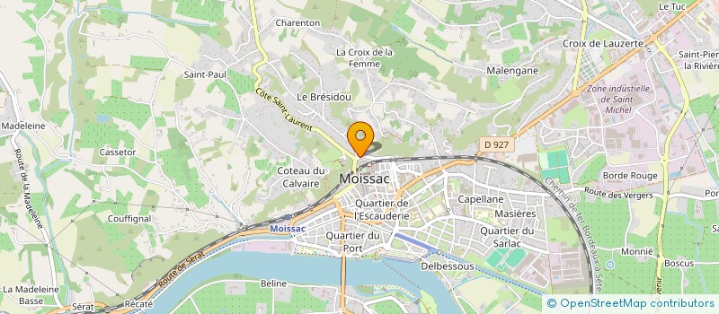 localisation de l'entreprise LUKA SERVICES A DOMICILE  MOISSAC