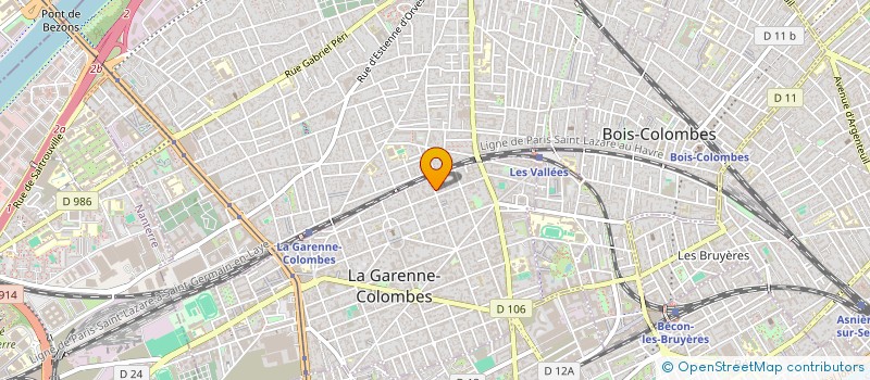 localisation de l'entreprise LUKBAT à LA GARENNE-COLOMBES