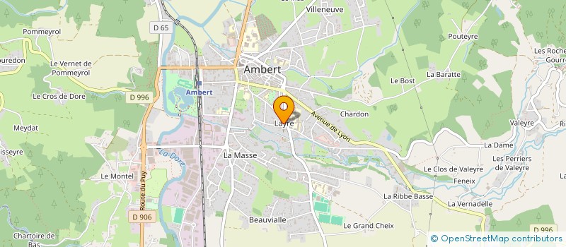 localisation de l'entreprise LUKE 63  AMBERT