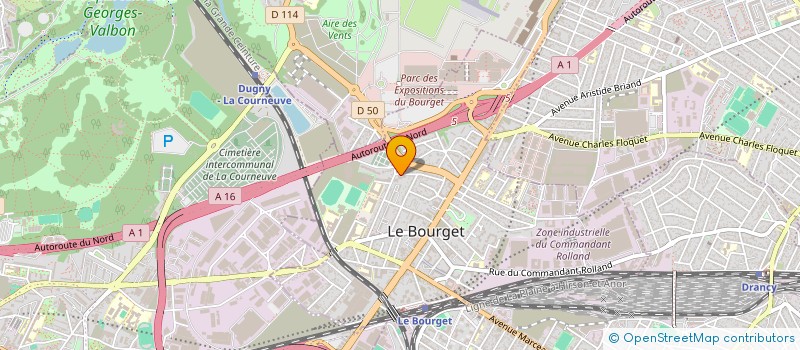 localisation de l'entreprise LUKE à LE BOURGET