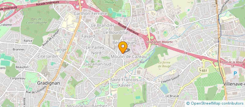 localisation de l'entreprise LUKE CONSEIL  GRADIGNAN