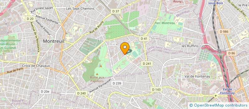 localisation de l'entreprise LUKE SERVICES à MONTREUIL