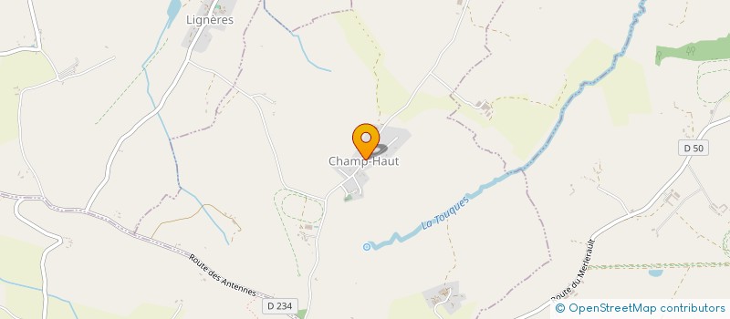 localisation de l'entreprise LUKINA à CHAMP-HAUT
