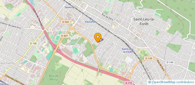 localisation de l'entreprise LUKINO  TAVERNY