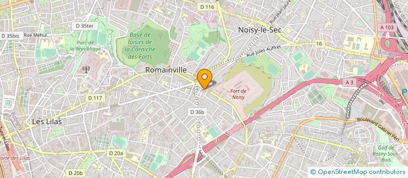 localisation de l'entreprise LUKO à ROMAINVILLE