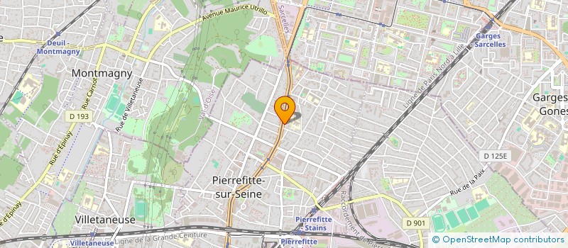 localisation de l'entreprise LUKY à PIERREFITTE-SUR-SEINE