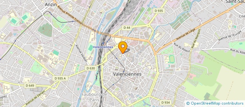 localisation de l'entreprise LUKY SHOP à VALENCIENNES
