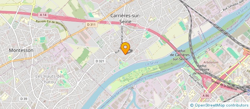 localisation de l'entreprise LUL CONSTRUCTION à CARRIERES-SUR-SEINE