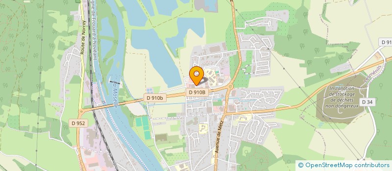 localisation de l'entreprise LULA  PONT-A-MOUSSON