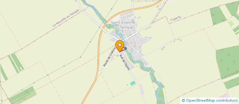 localisation de l'entreprise LULERO  SAINT-ETIENNE-AU-TEMPLE