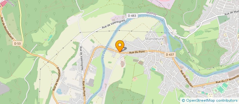 localisation de l'entreprise LULI  MANDEURE