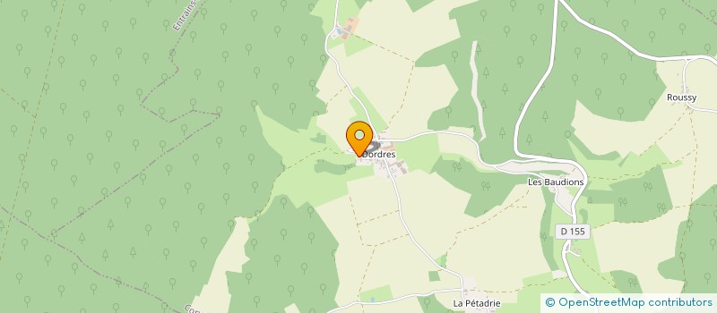 localisation de l'entreprise LULI  CORVOL L'ORGUEILLEUX