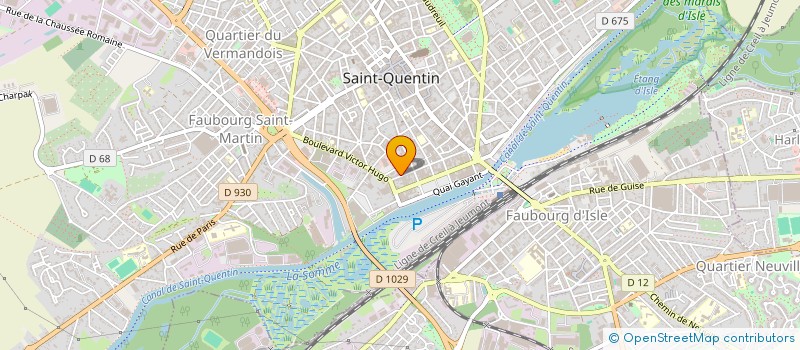 localisation de l'entreprise LULI  SAINT-QUENTIN