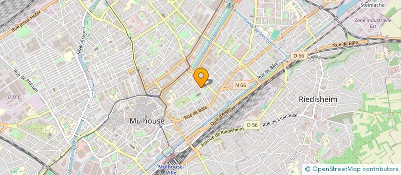 localisation de l'entreprise LULI  MULHOUSE