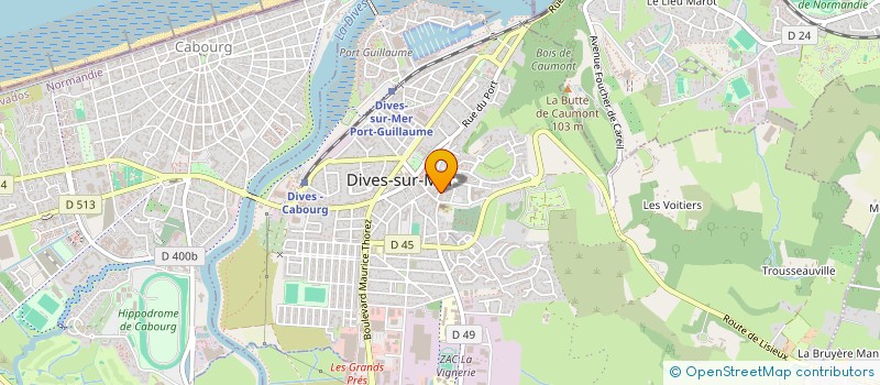 localisation de l'entreprise LULICLO à DIVES-SUR-MER