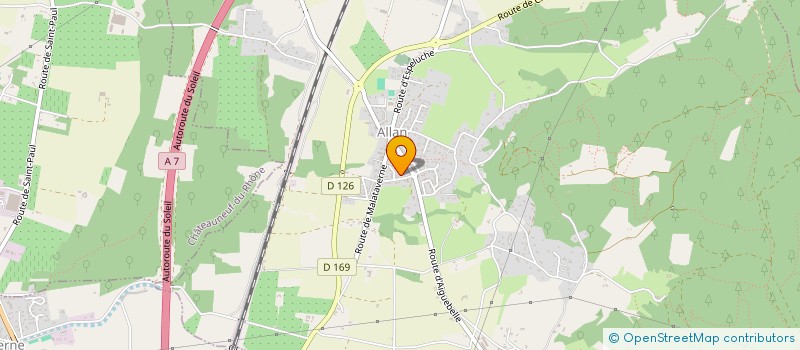 localisation de l'entreprise LULIJE à ALLAN
