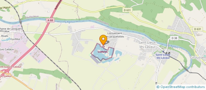 localisation de l'entreprise LULILOC  SAINT-LIEUX-LES-LAVAUR