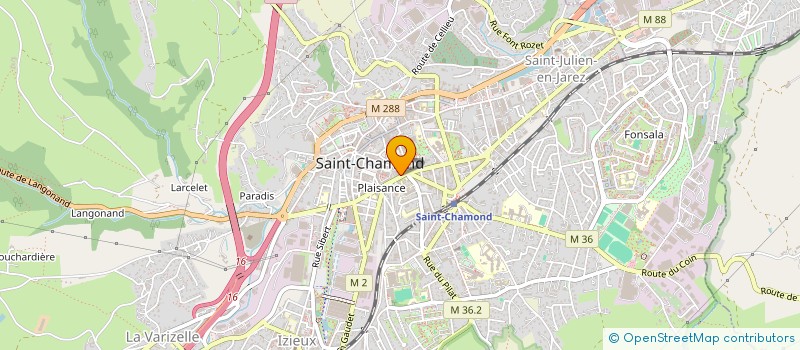 localisation de l'entreprise LULIMMO  SAINT-CHAMOND